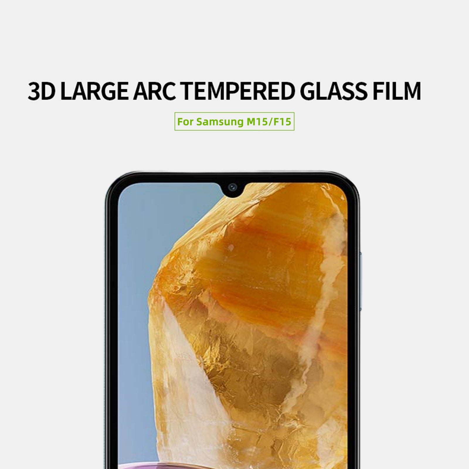 MOFI JK 3D Tempered Glass Film-1 for Samsung Galaxy M15 5G / F15 5G Curved Screen Protector MOFI JK 3D Tempered Glass Film-1 for Samsung Galaxy M15 5G / F15 5G Curved Screen Protector